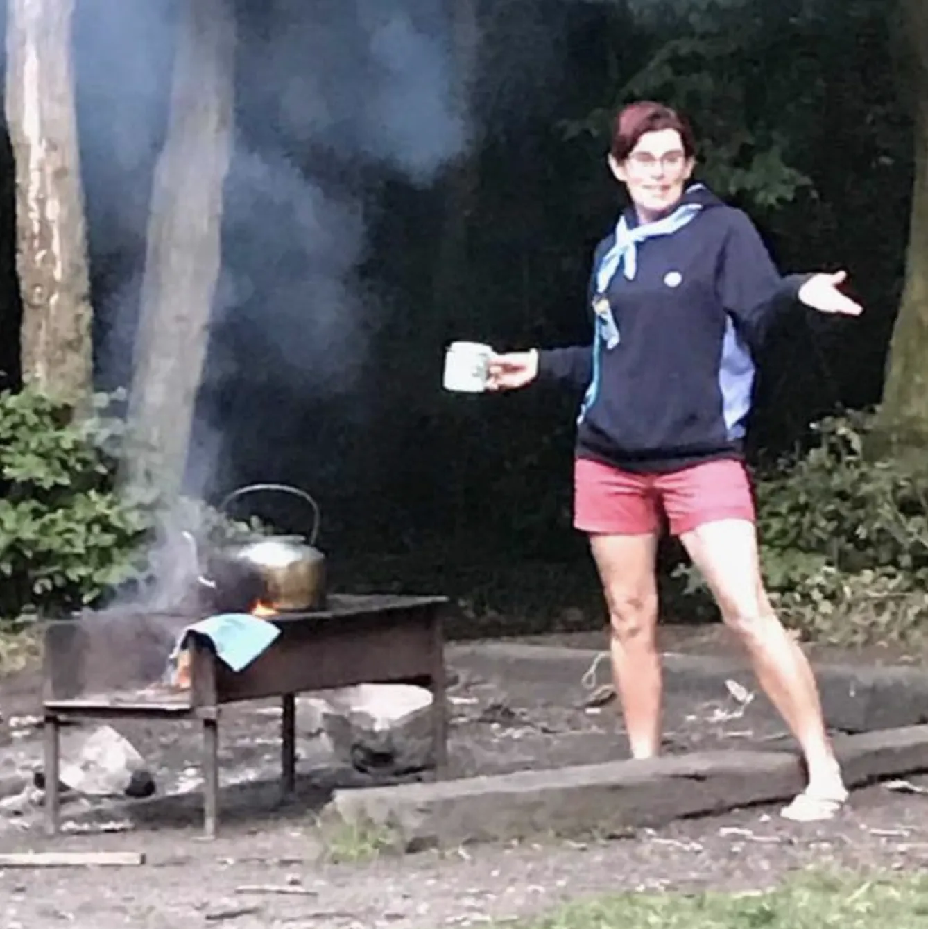 Rebecca Diss,of the Pride of Essex Community Champion Award 2022, pictured here in the great outdoors.